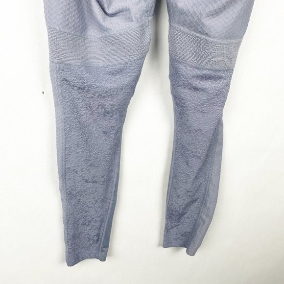 Gymshark Women’s True Texture Leggings High Waist Pockets Steel Blue (Lavender) - Picture 5 of 6